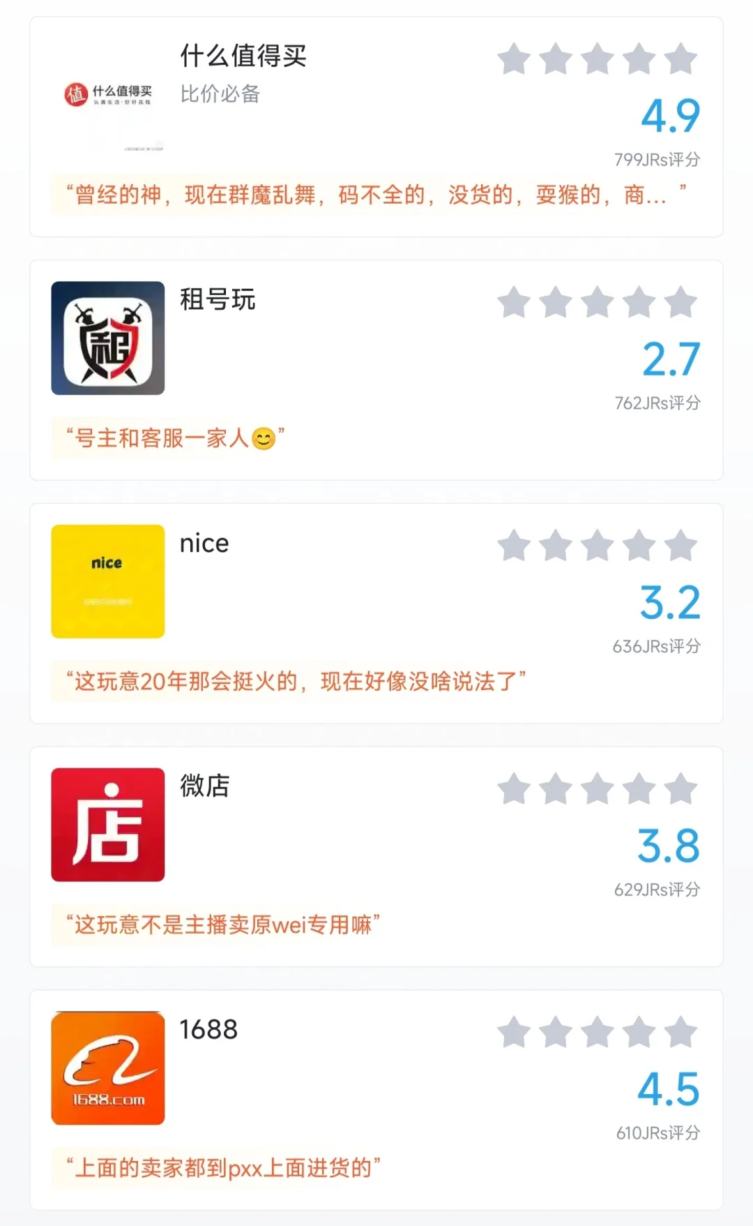 盘点你心中最好用的购物APP