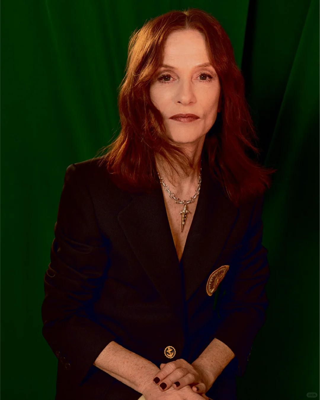 法国女演员伊莎贝尔·于佩尔时尚封面