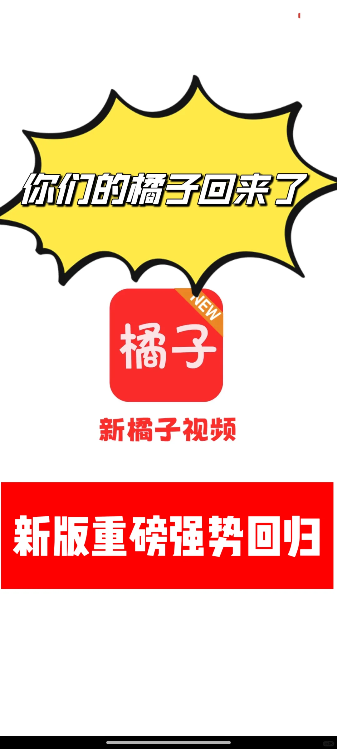 橘子新版来了。