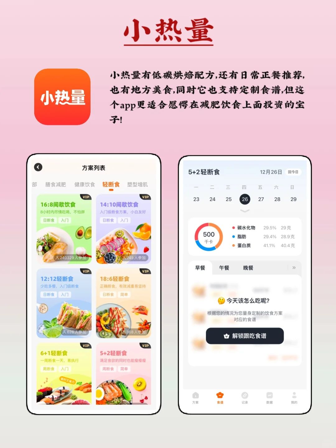 减肥APP推荐✨，轻松开启减脂之旅