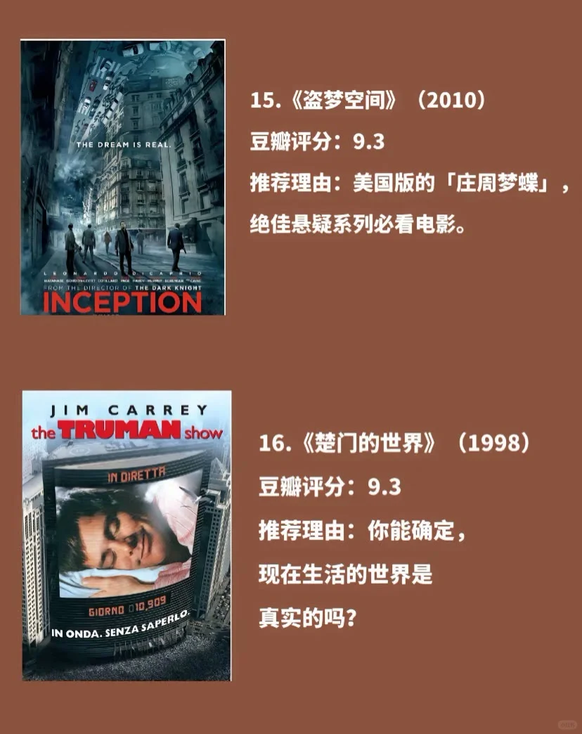 央视强推18部好到爆的神级电影