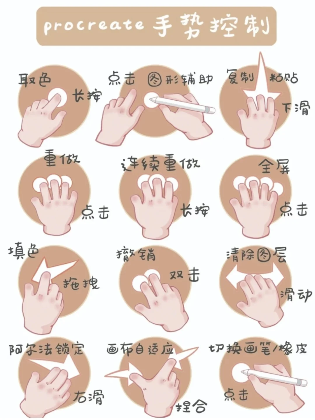 Procreate软件基础操作教程！！