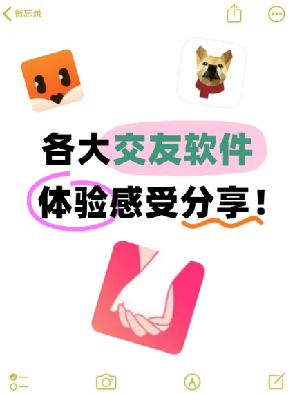 各大交友软件体验感受分享!