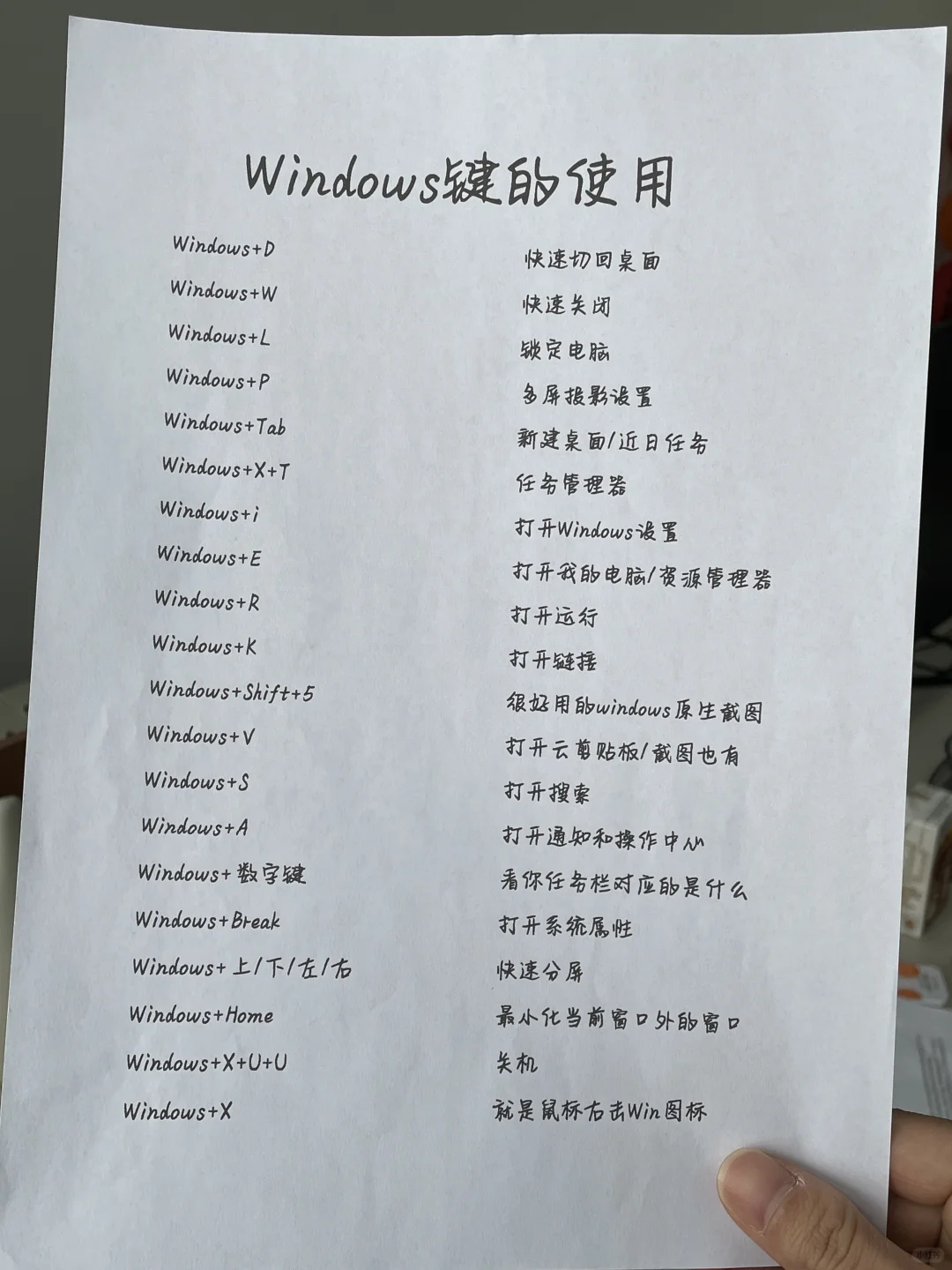 办公常用快捷键，存下吧，很难找全的😭