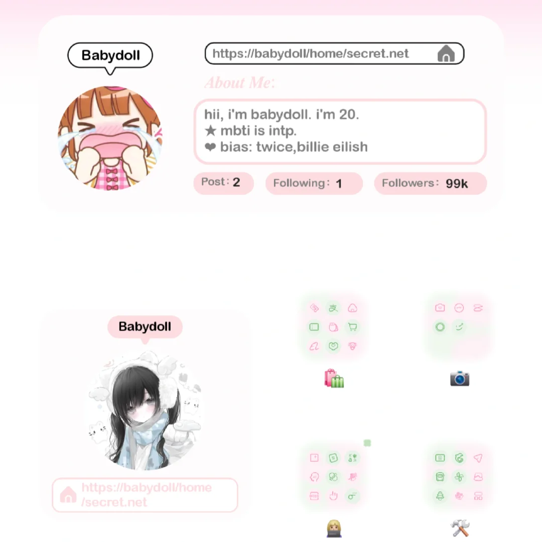 ins风小组件已上新🍓请食用