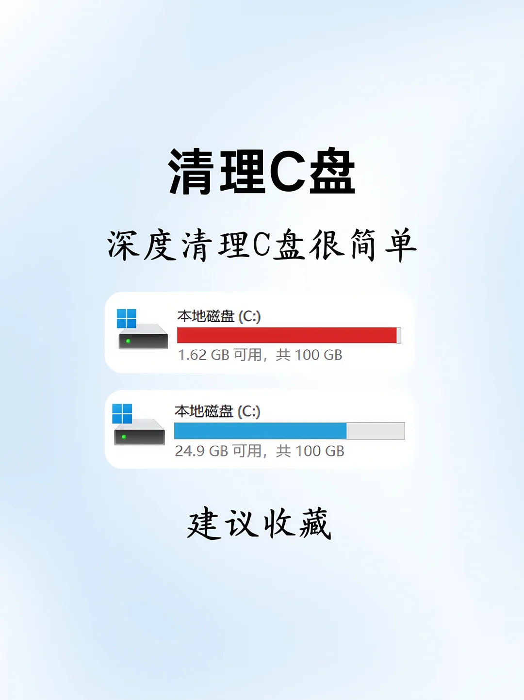 傻瓜式清理c盘真的很简单