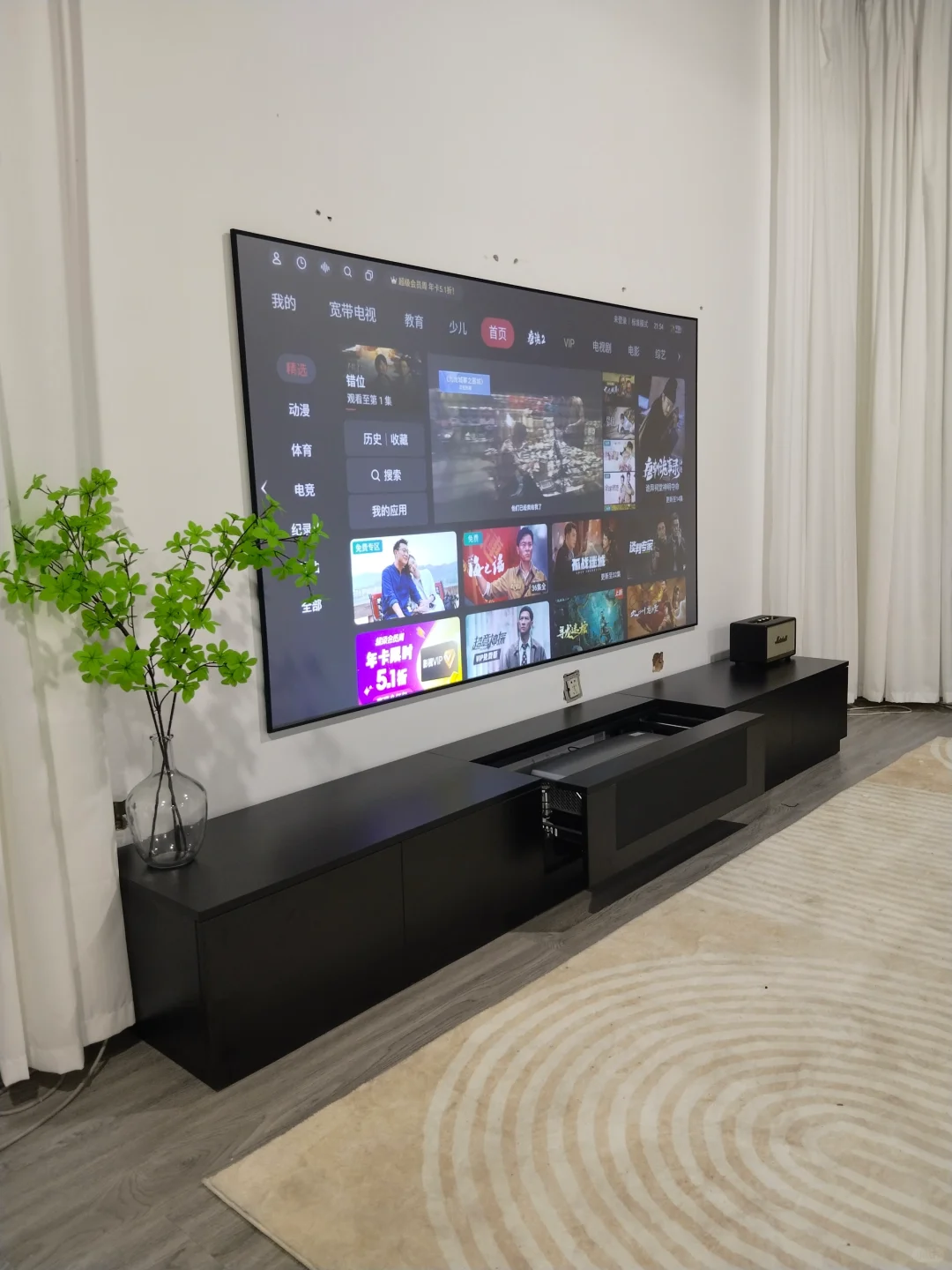 海信激光电视专用电动伸缩柜