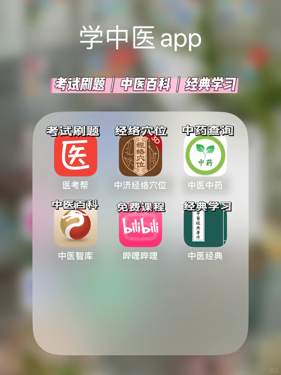 我不允许中医学生还不知道这些app！
