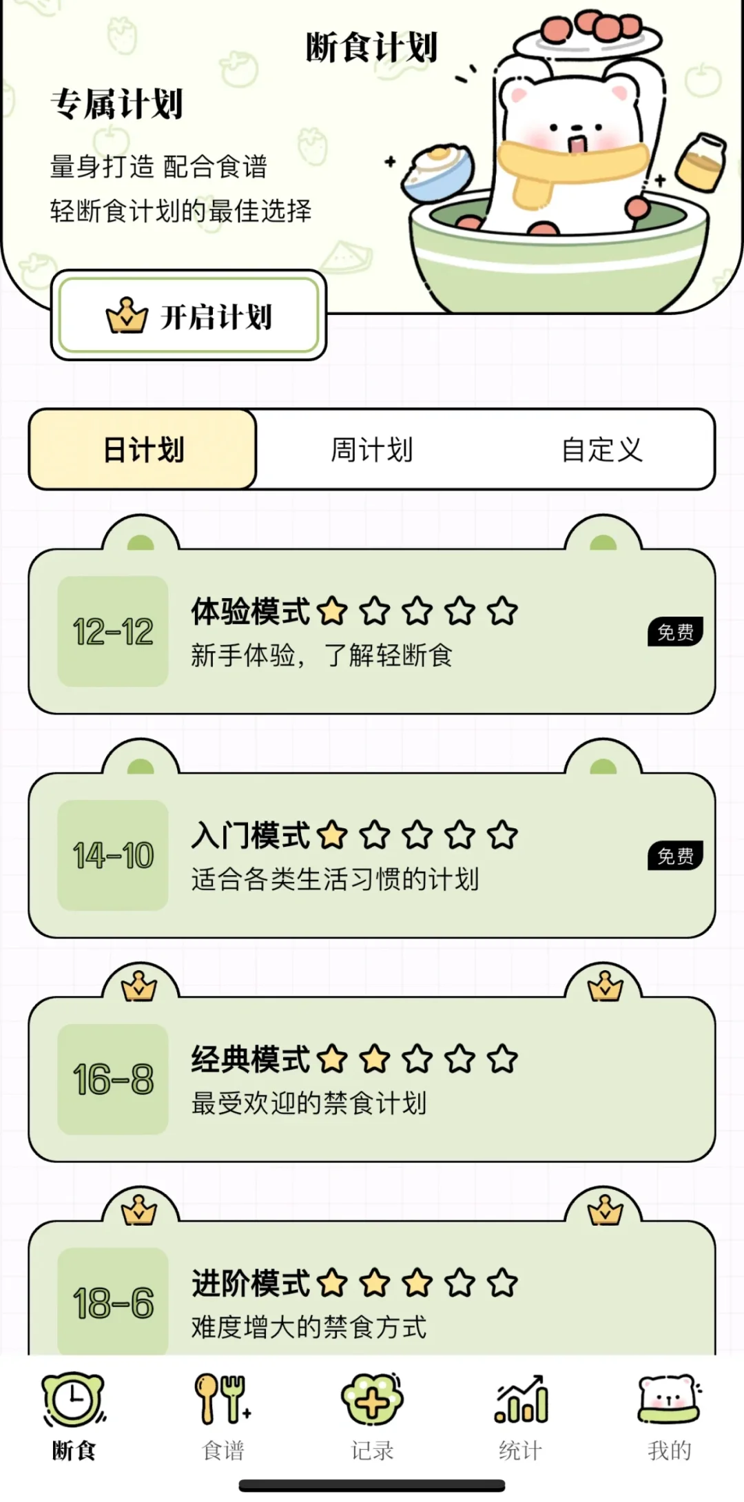 推荐一个免费的轻断食APP