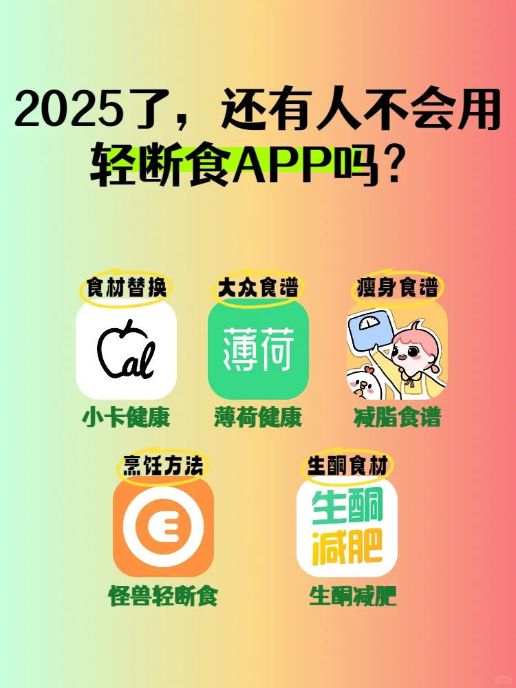 2025了，还有人没用过轻断食APP吗？