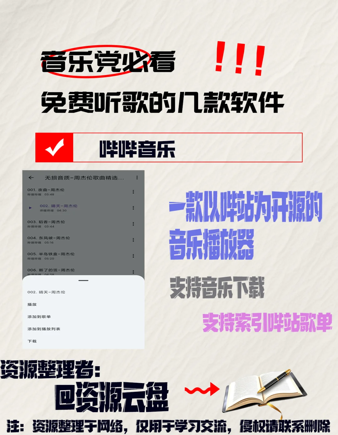 让我看看谁还不知道这些音乐软件