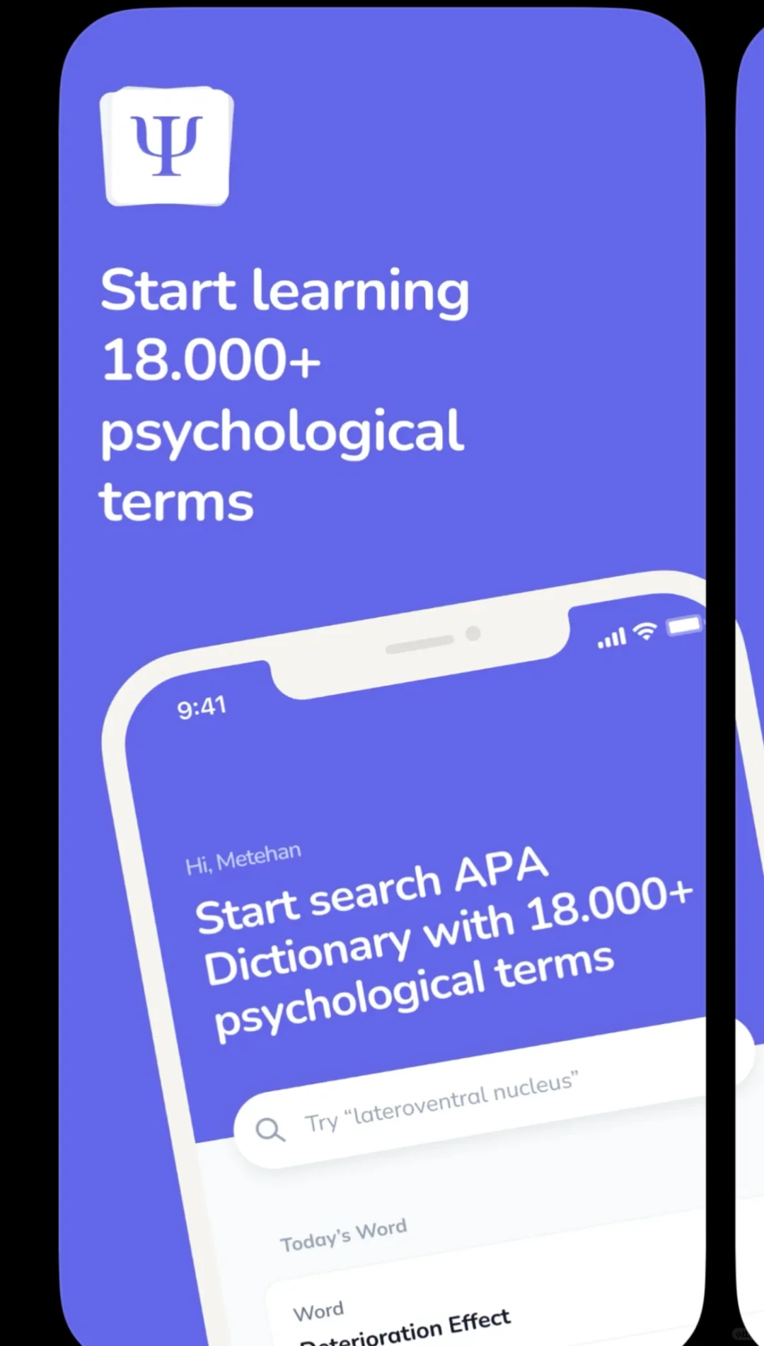 今日ios限免app 心理学辞典