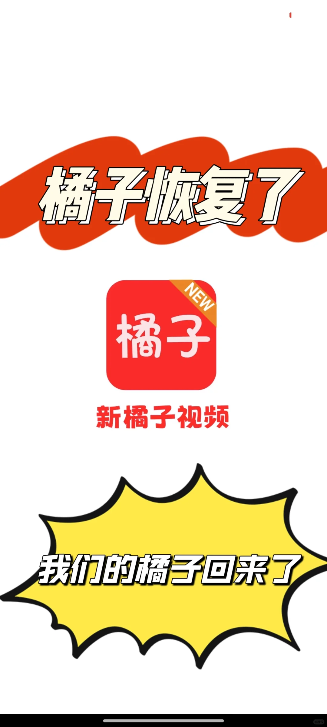 家人们，橘子终于恢复了。