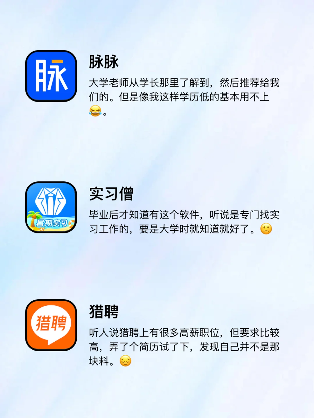 大家都是在哪了解到的这些招聘软件的呢？