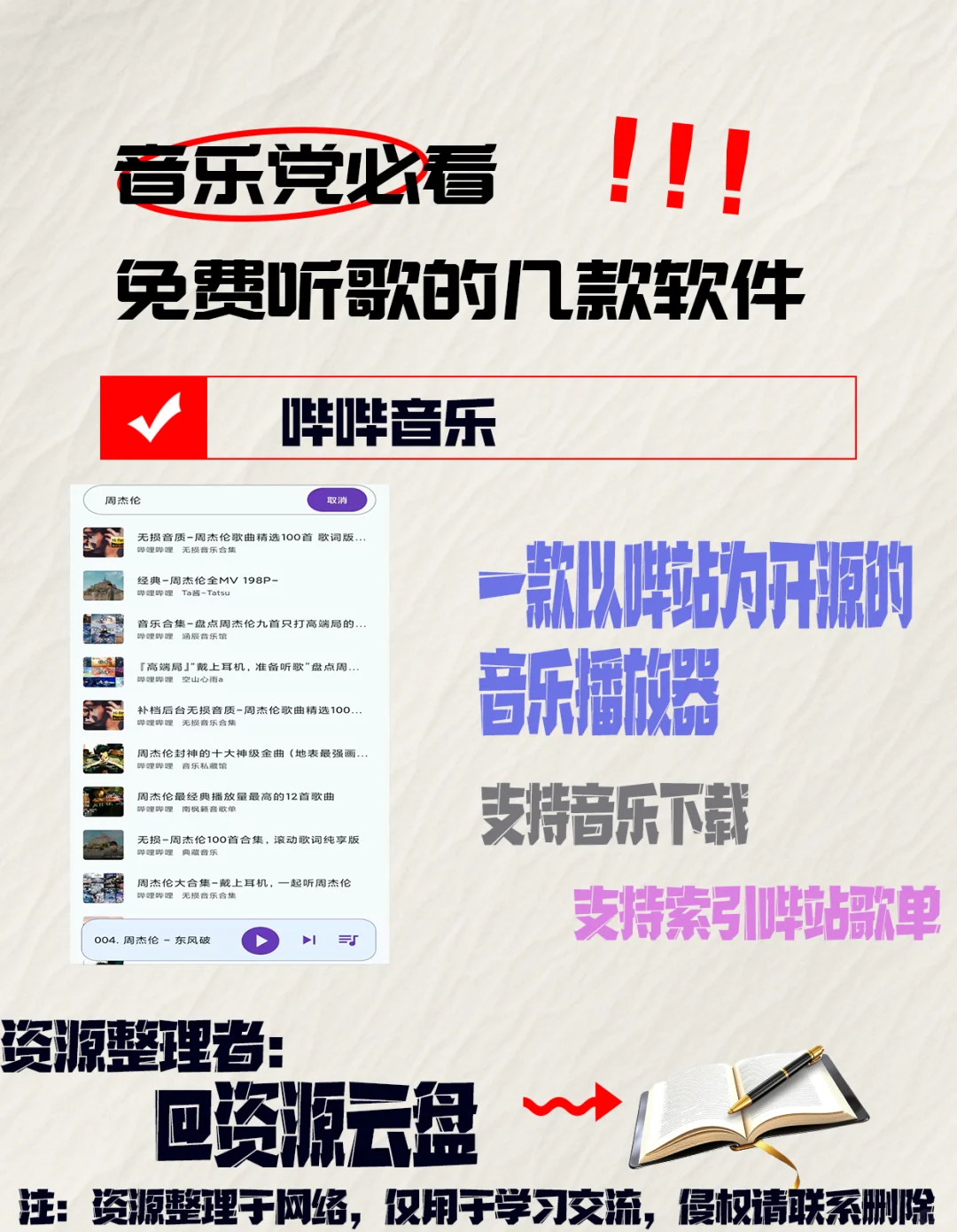 让我看看谁还不知道这些音乐软件