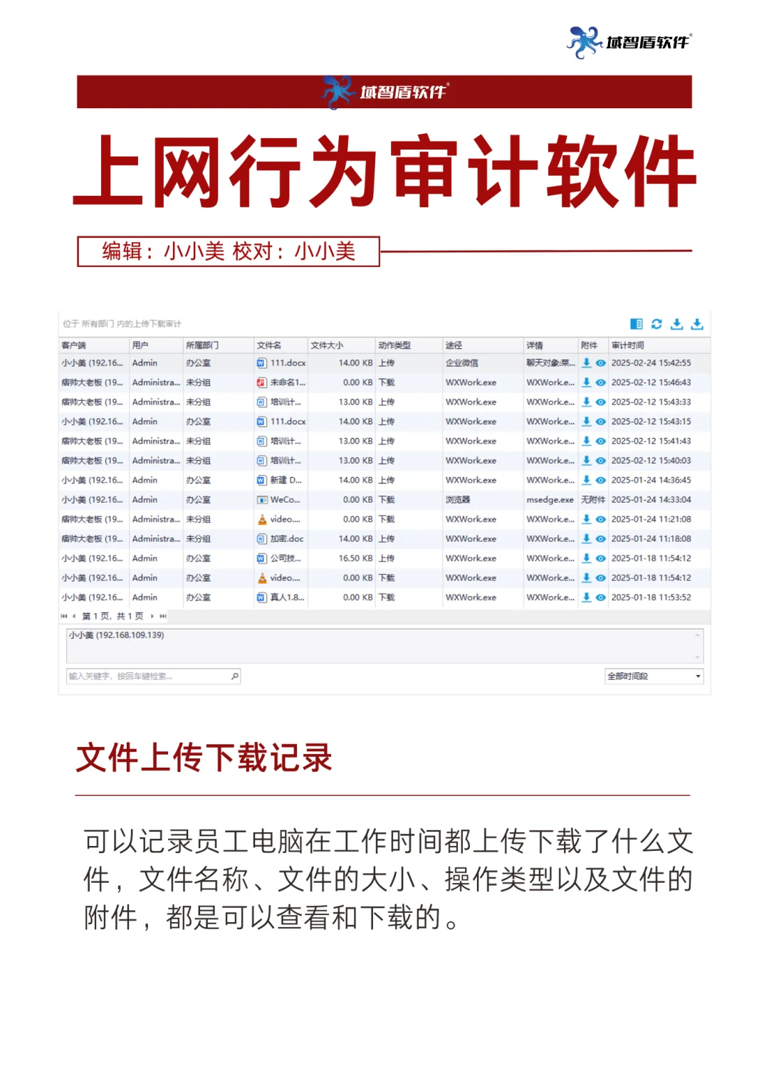 上网行为审计软件 电脑监控 有想问的没