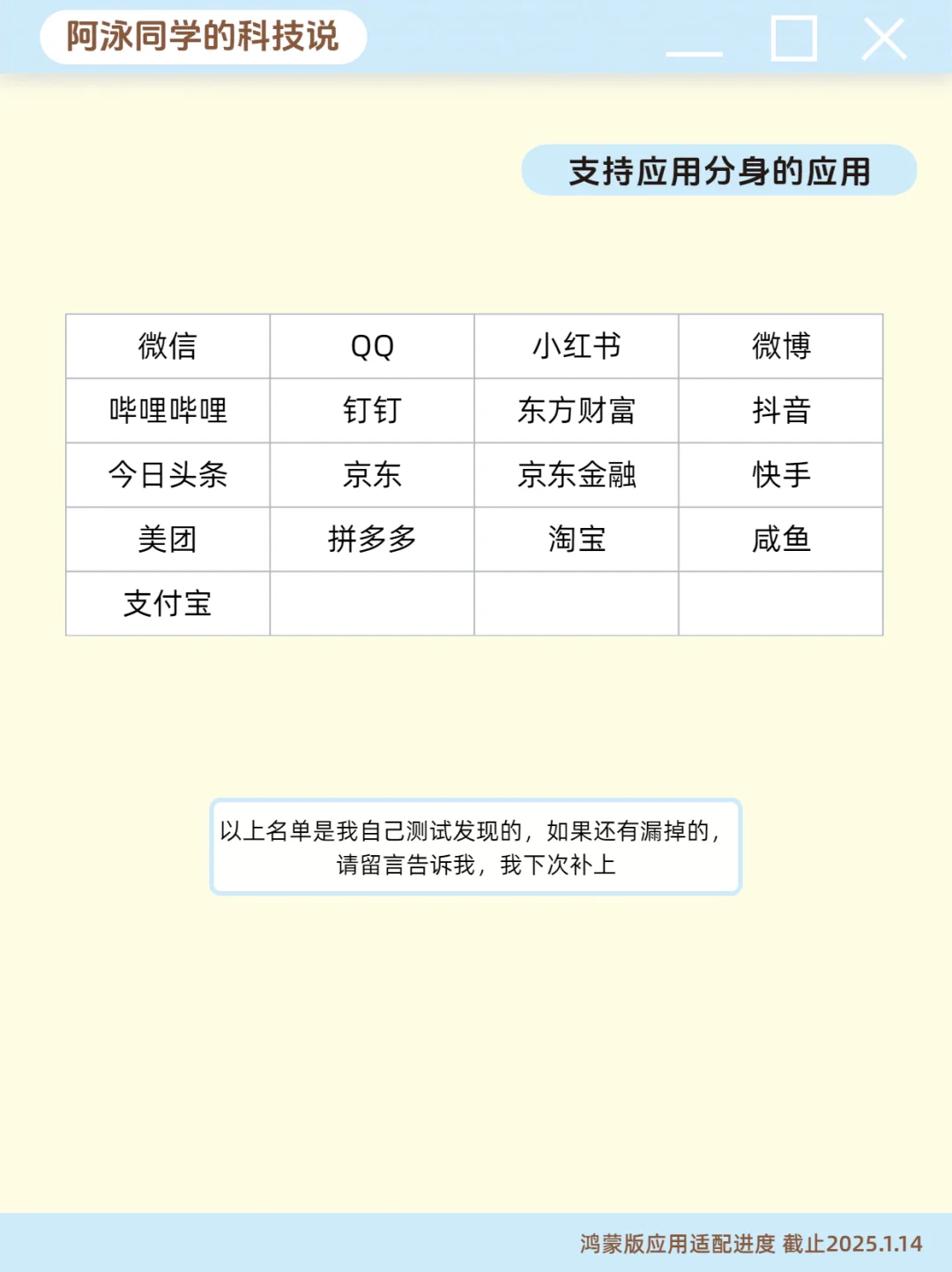 盘点各大厂的鸿蒙原生应用开发进度 第2期