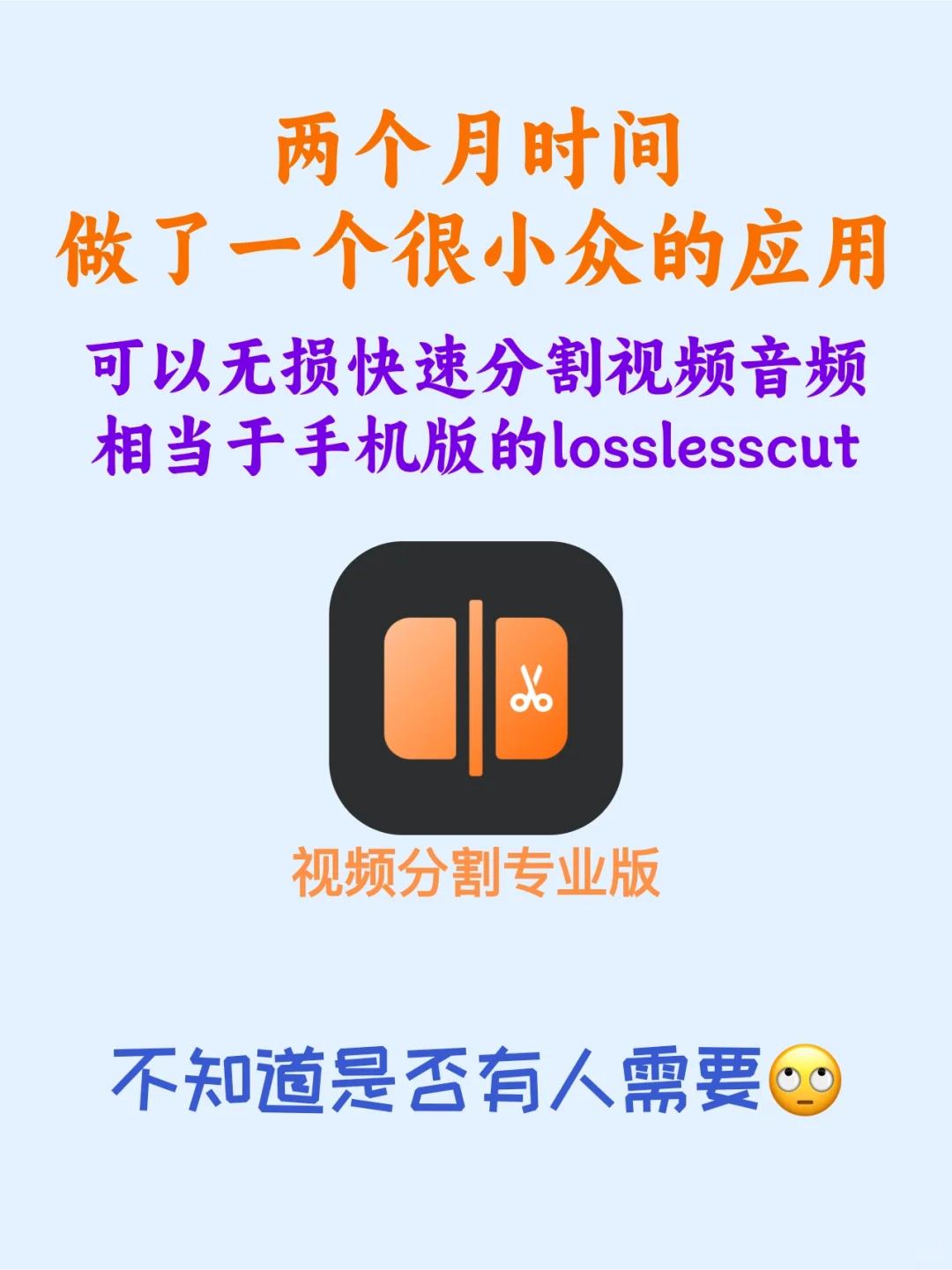 两个月时间 做了一个很小众的应用