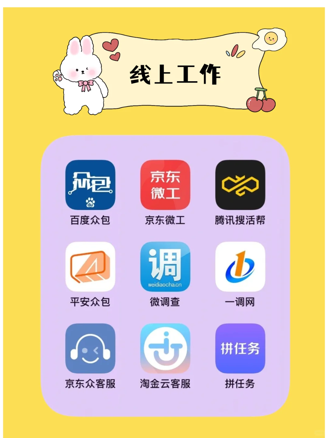 熬夜整理：72个付业平台，失业必备！