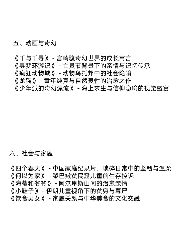 一生必刷的50部电影