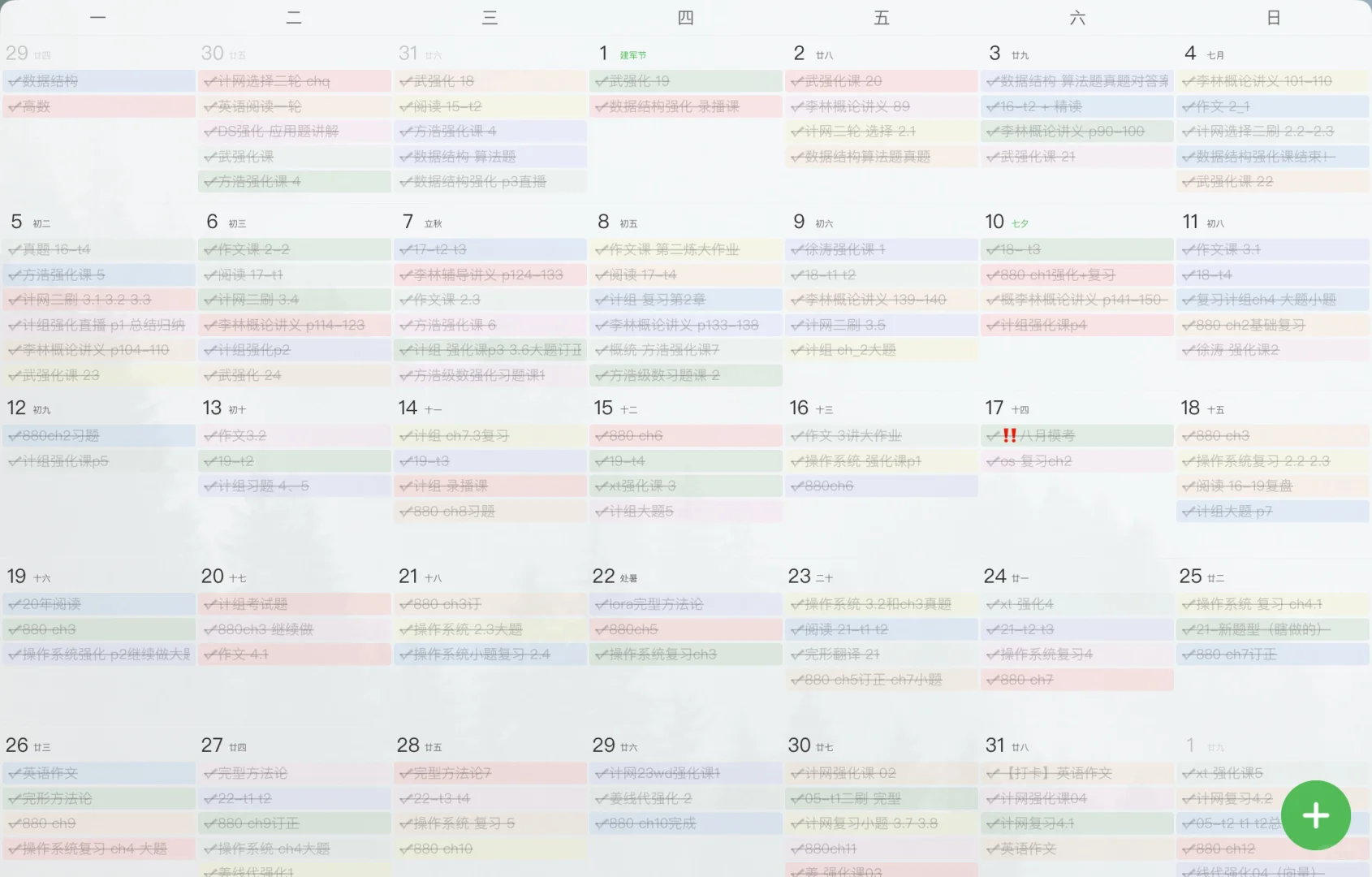 不知道有没有人想知道我的目标时间管理体系