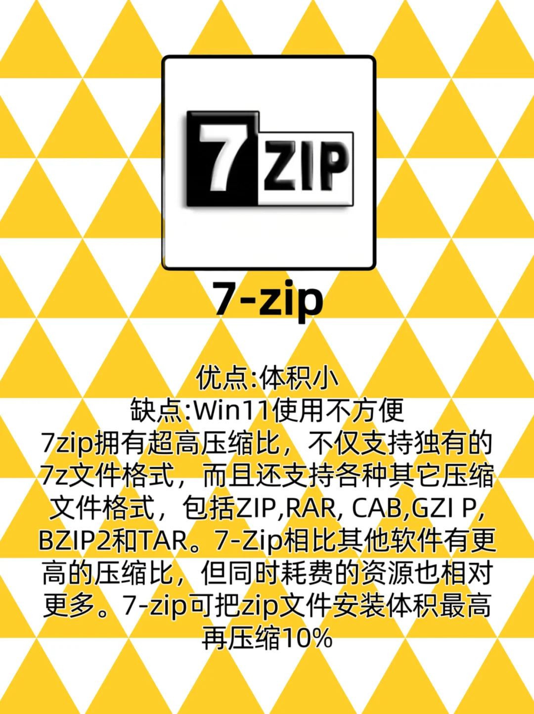 电脑必备软件之压缩软件‼️无广告|高效办