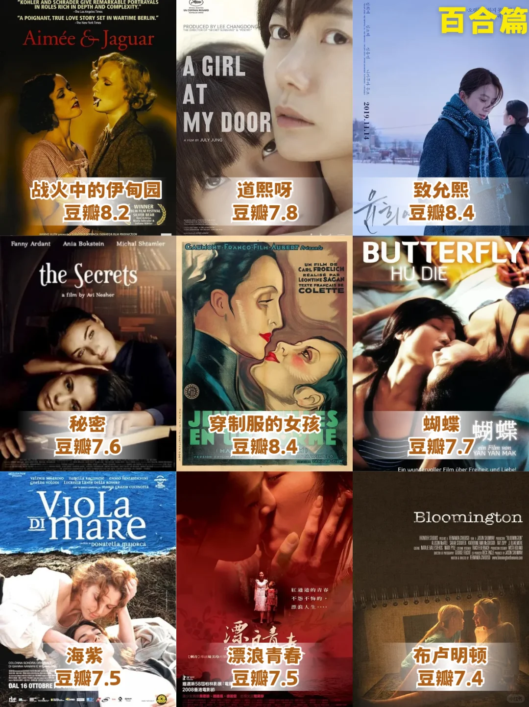 【126部同性电影大合集❗️❗️❗️】