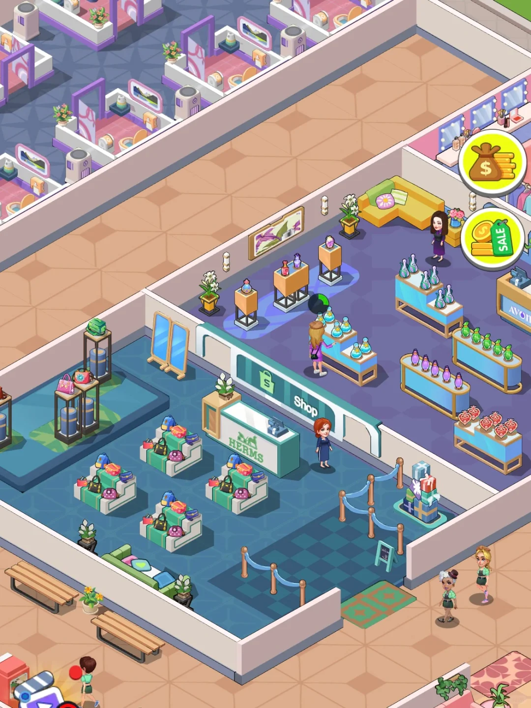 模拟经营游戏🎮「大型超市开业啦！！！🎉🌸」