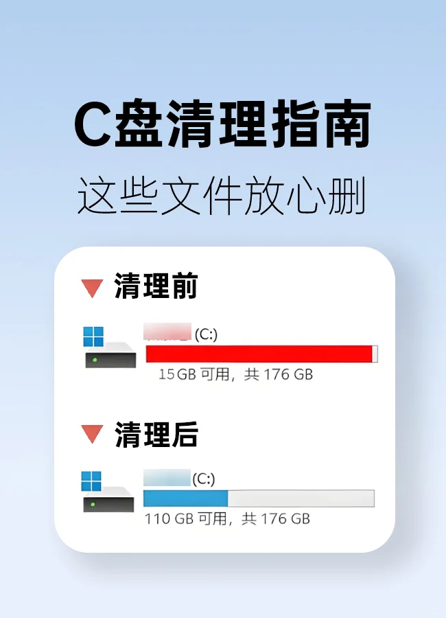 清理C盘空间的小窍门，来拿走！