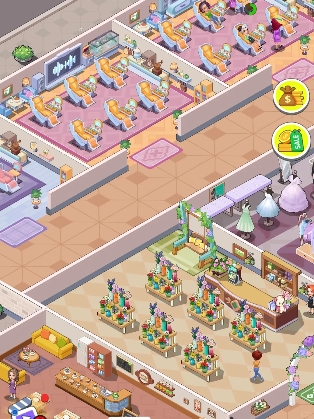 模拟经营游戏🎮「大型超市开业啦！！！🎉🌸」