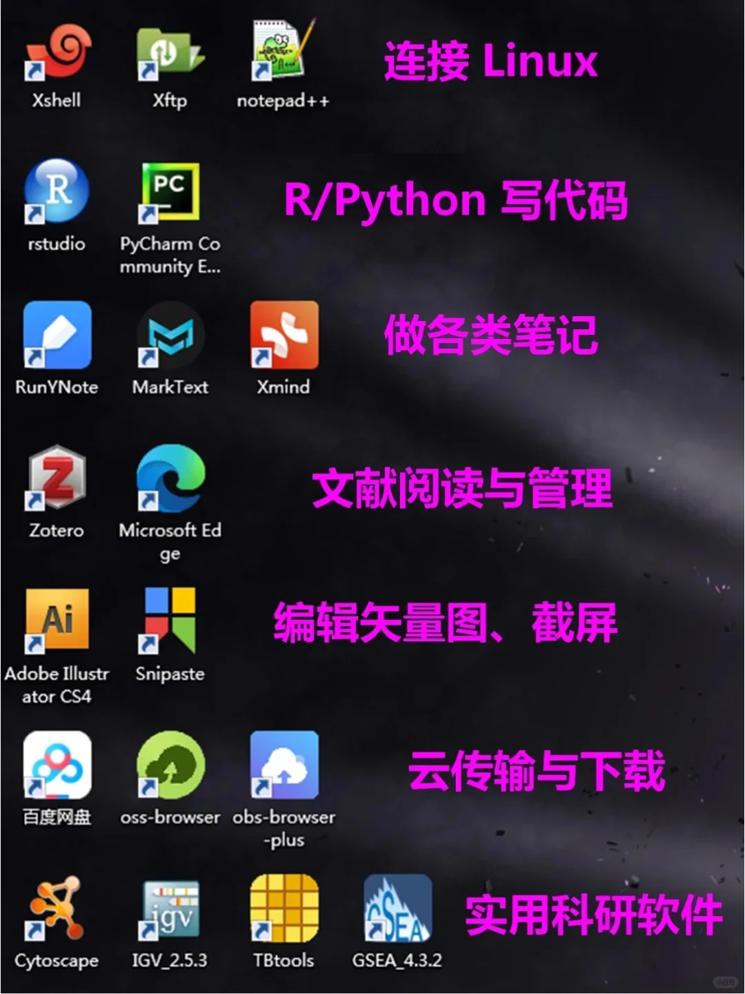 生信入门软件📝装机必备配置