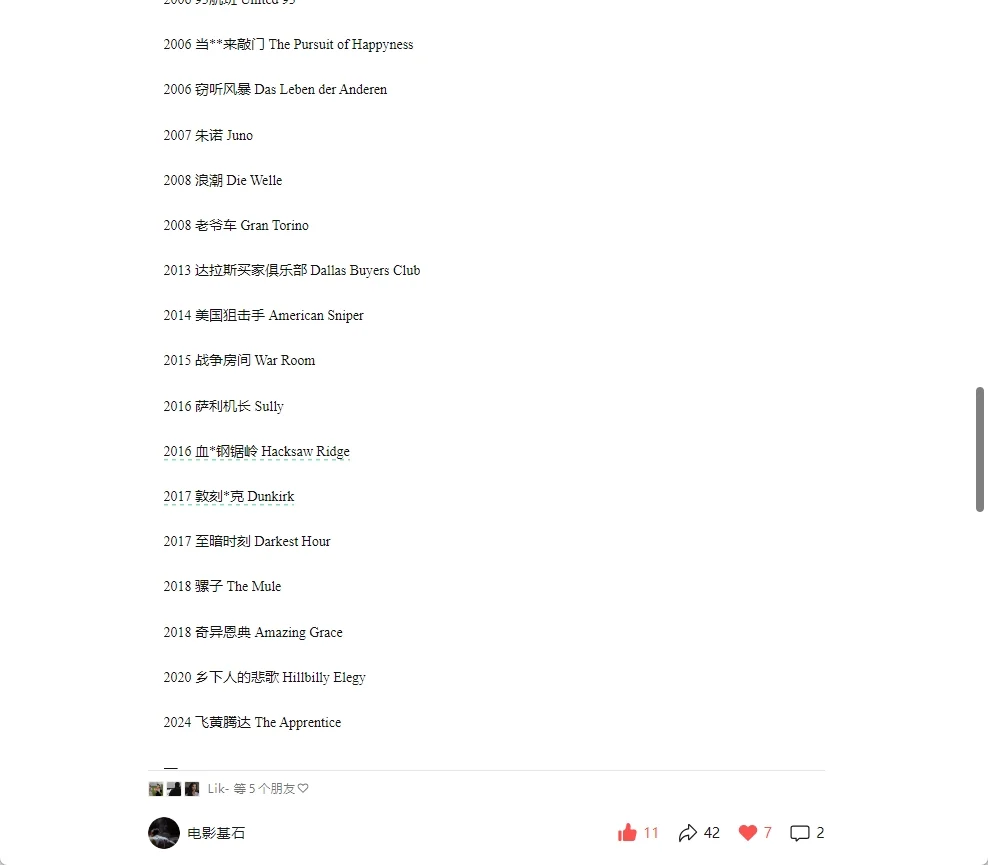 保守主义电影片单合集