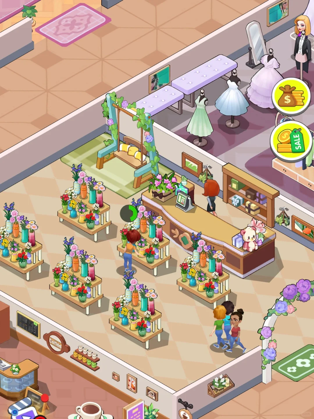 模拟经营游戏🎮「大型超市开业啦！！！🎉🌸」