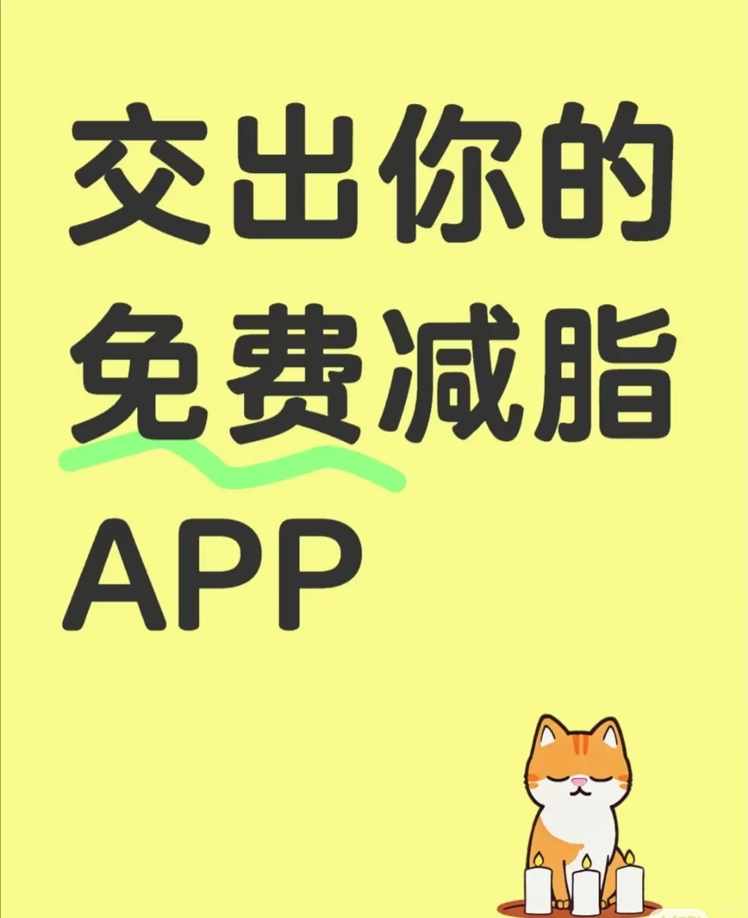 找到免费减脂APP啦