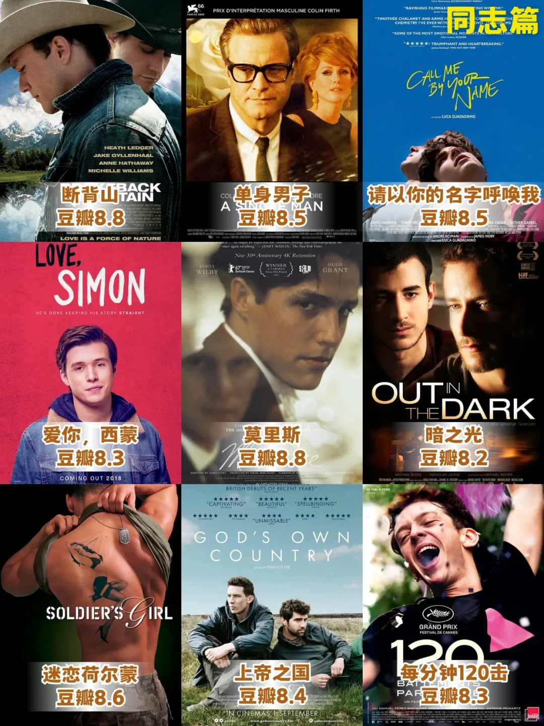 【126部同性电影大合集❗️❗️❗️】