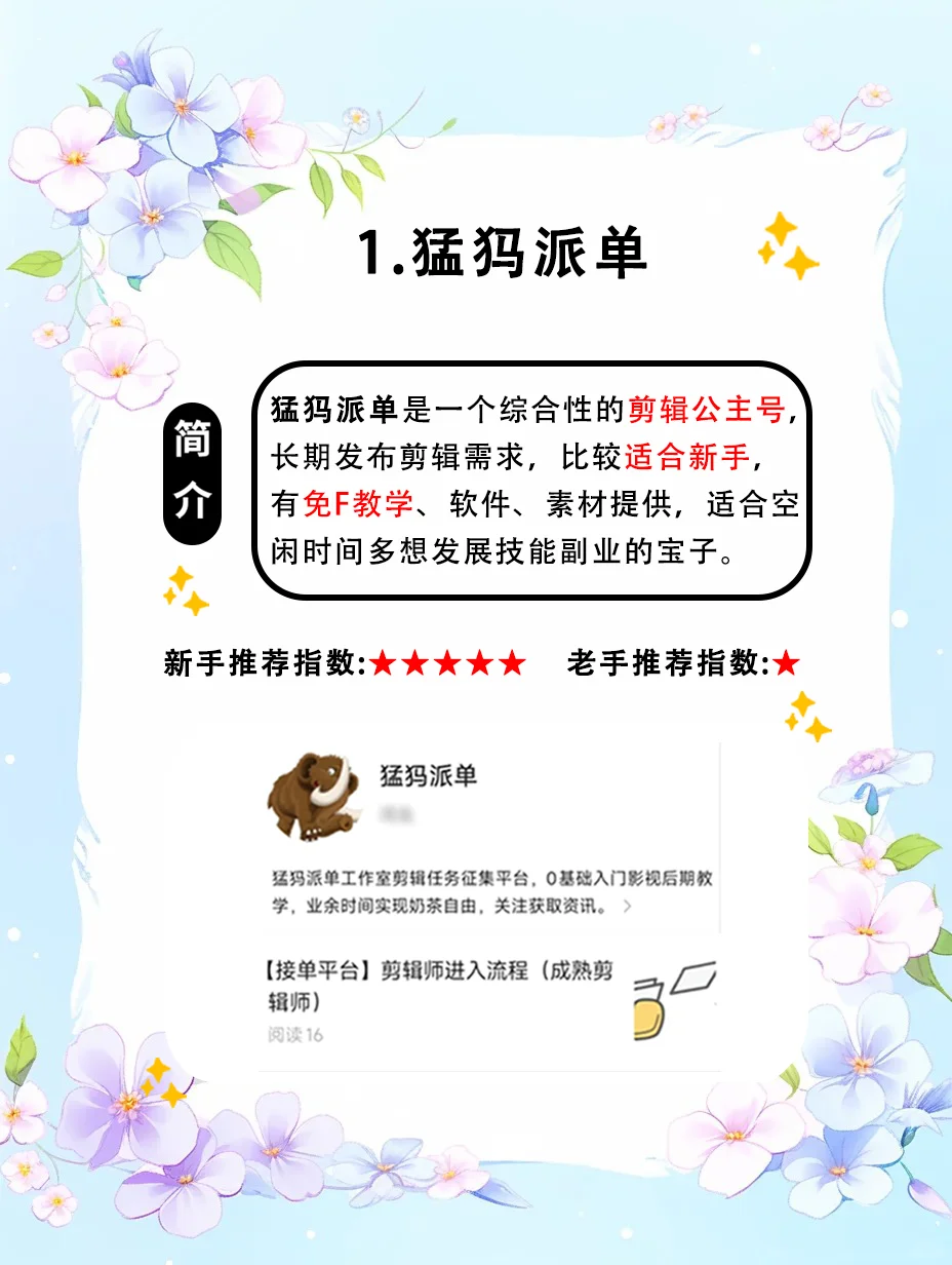 六个剪辑软件分享