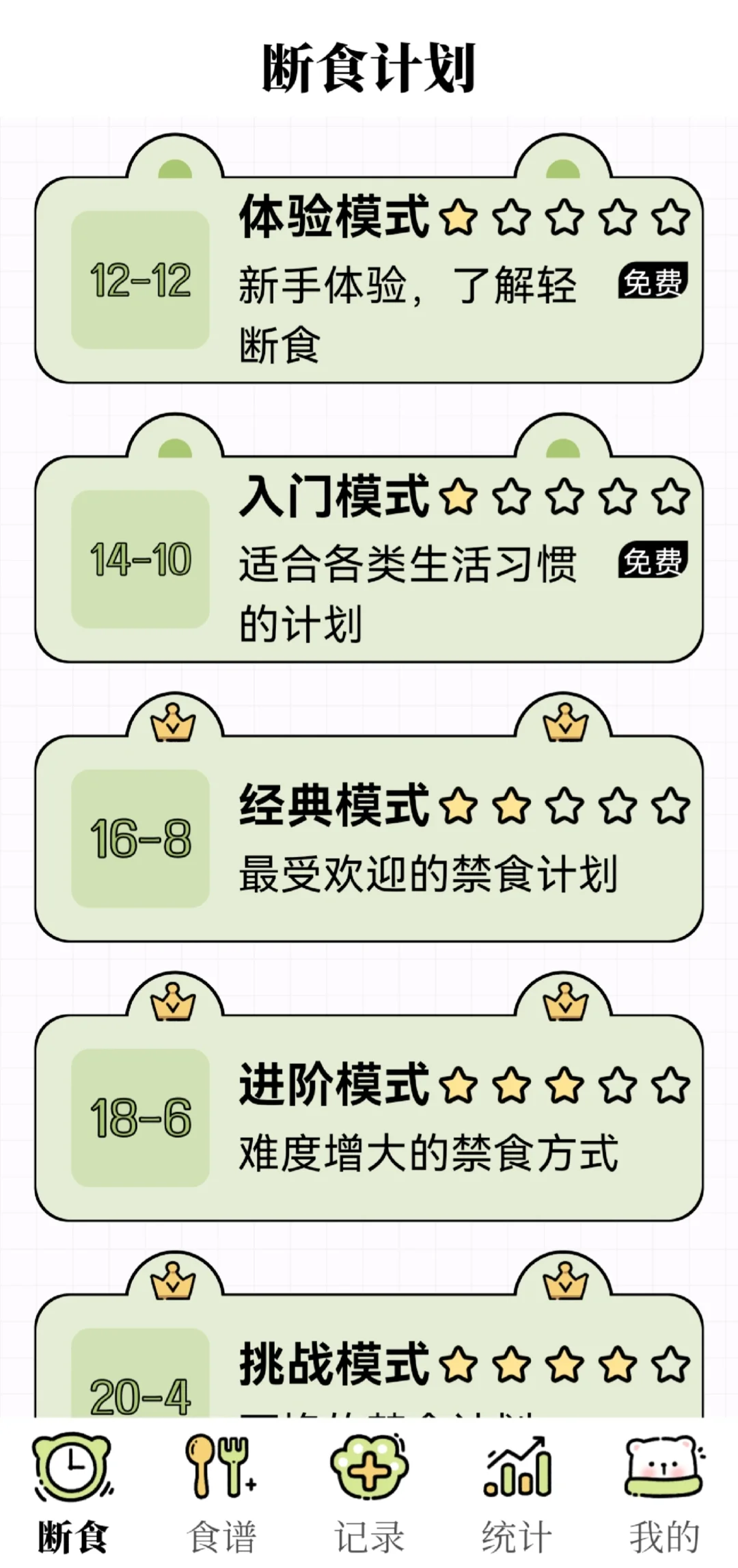 什么?免费的轻断食软件??