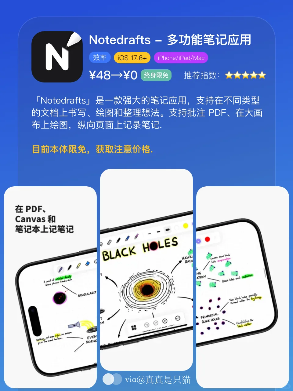 App Store今日限免|¥516→¥0|白嫖!