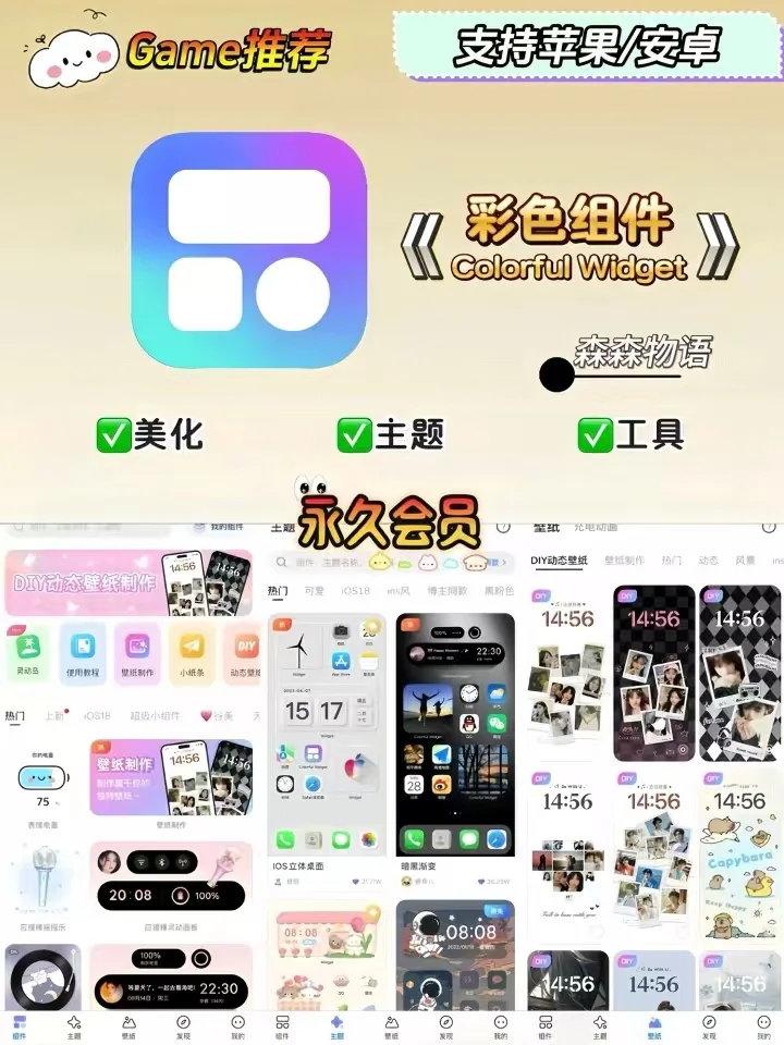 5块钱解锁超绝快乐！ColorfulWidget会员冲疯