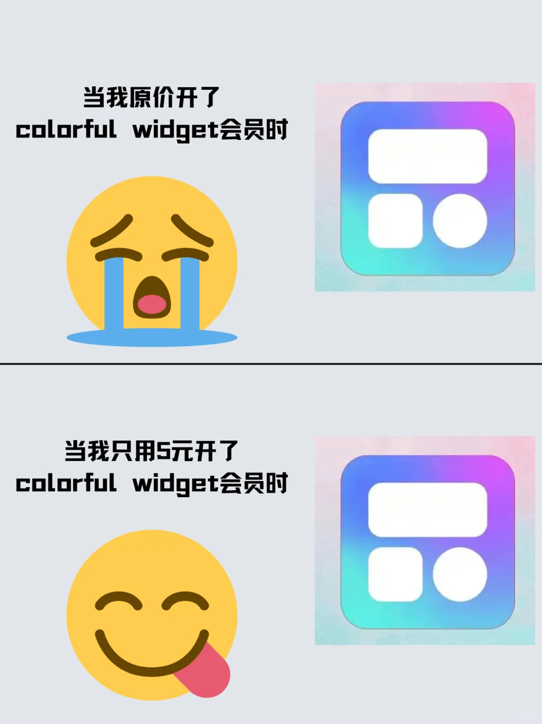 5块钱解锁超绝快乐！ColorfulWidget会员冲疯
