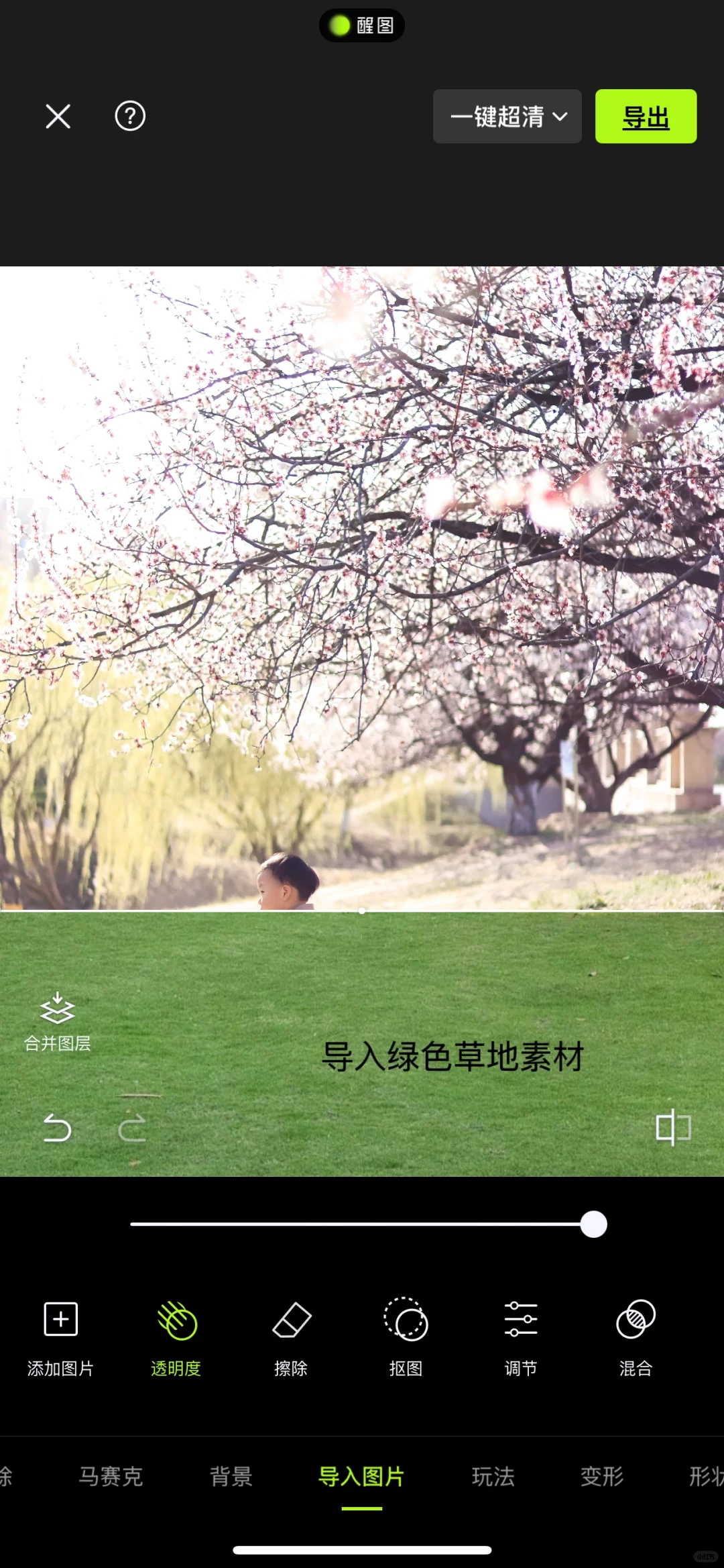 简单两步get绿草地 | 手机也可以，超简单！