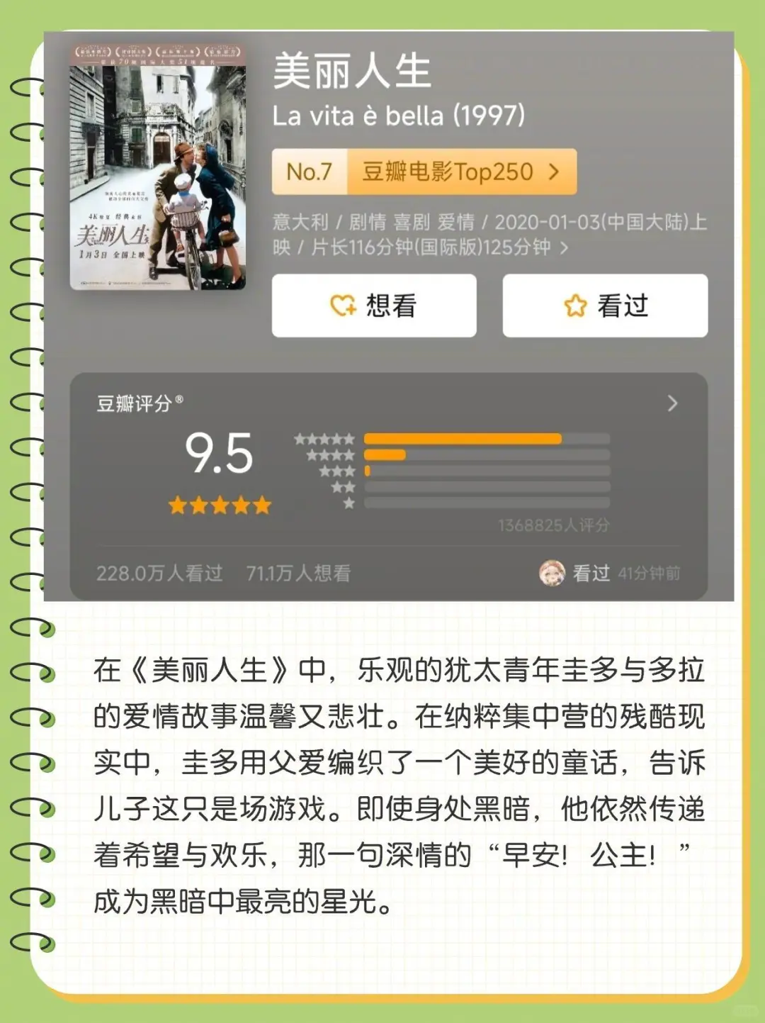 那些关于人生思考的电影。