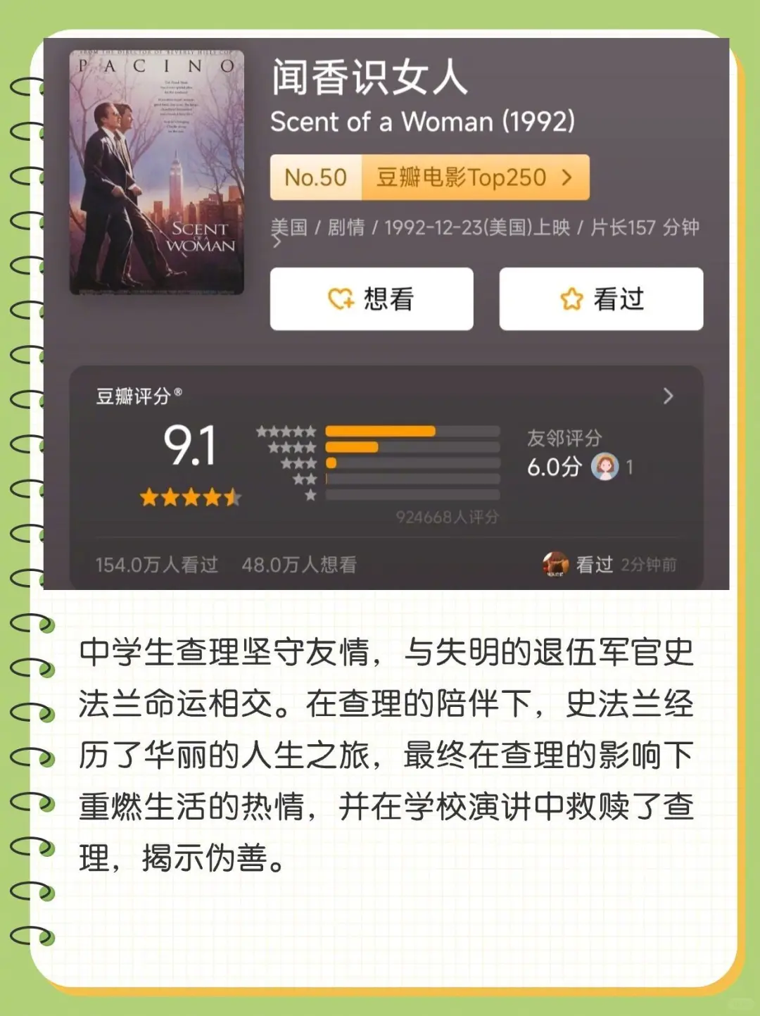 那些关于人生思考的电影。