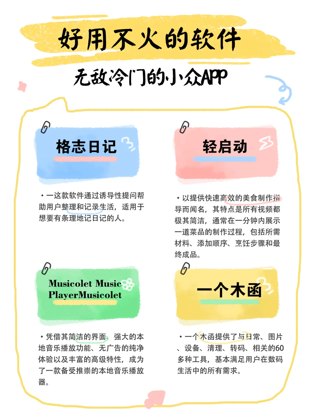 20个好用但不火的小众APP✨手机私藏必备软件