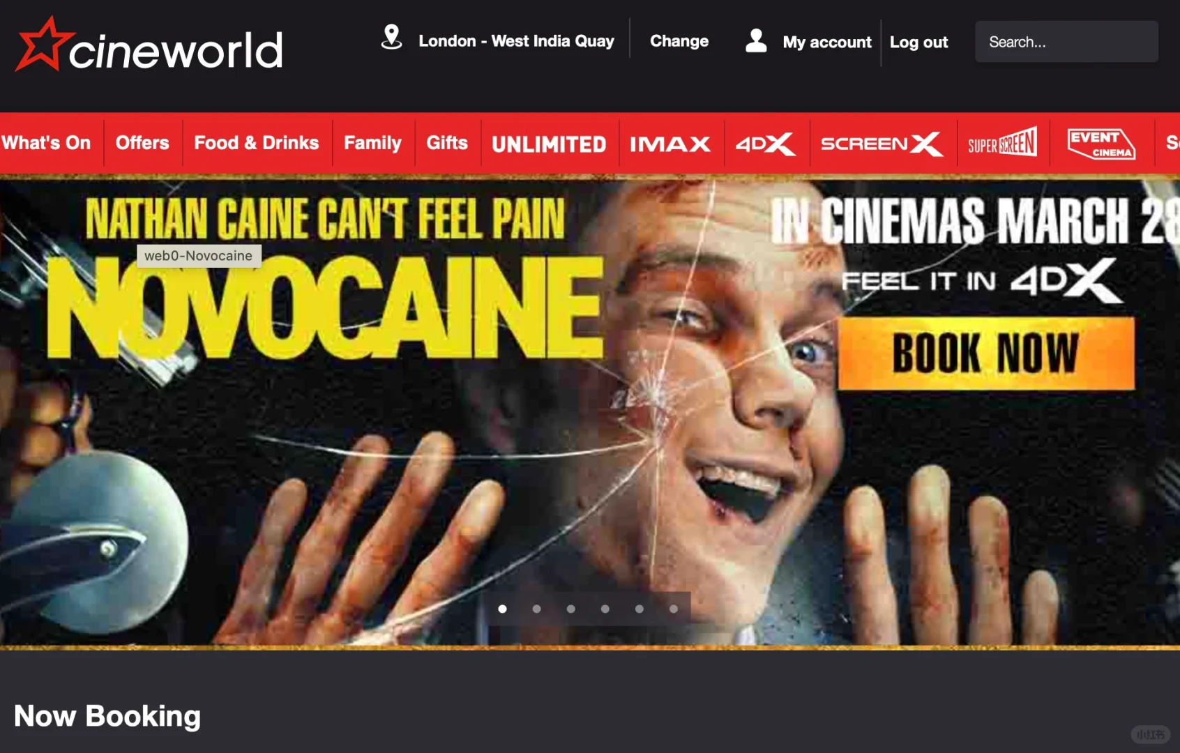 10镑出两张cineworld电影票