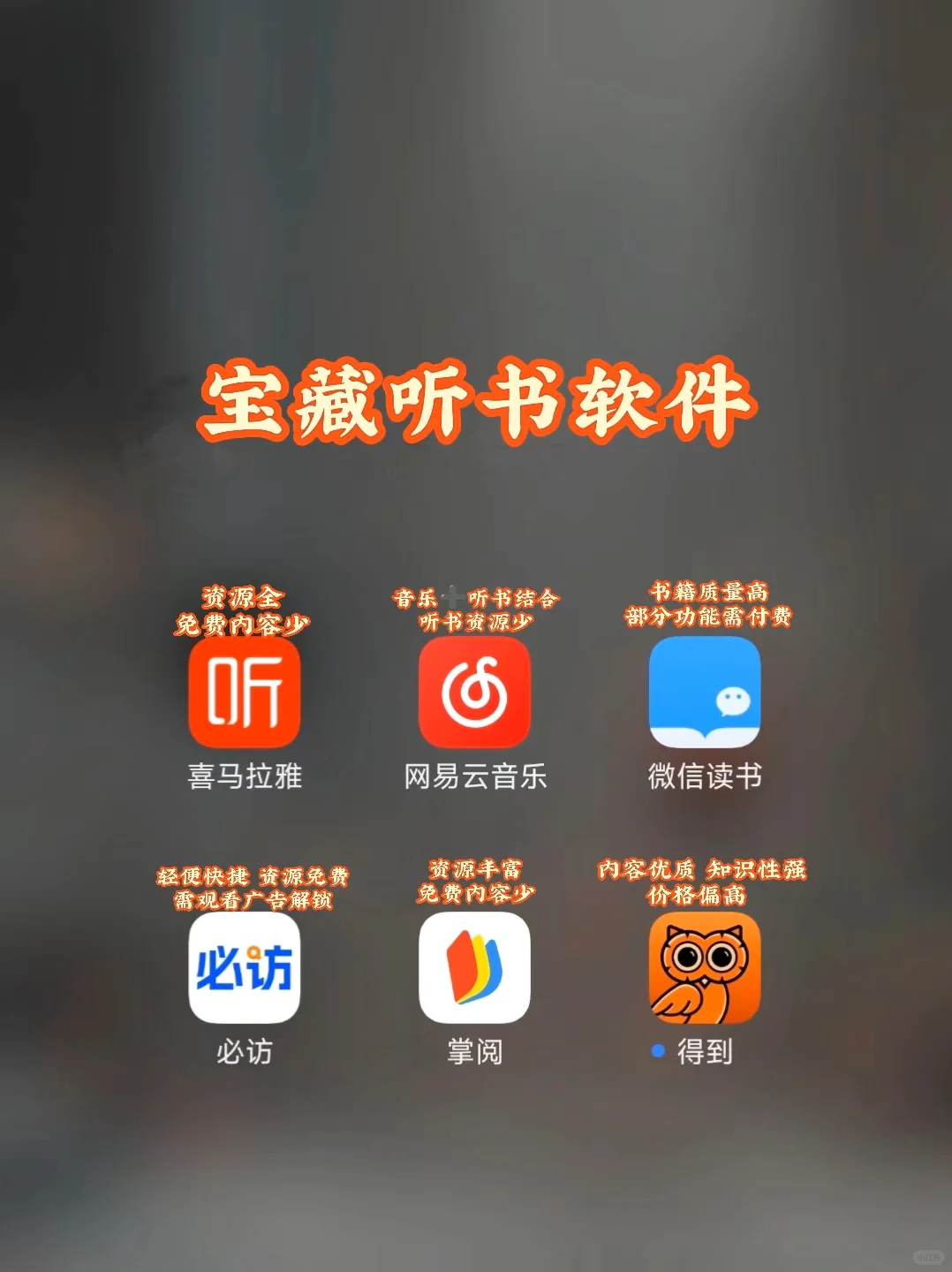 任何人错过这款听书神器我都会伤心的！