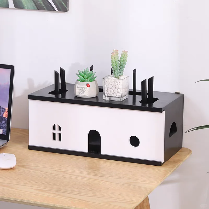 ✨超实用！壁挂免打孔💥WiFi 路由器收纳