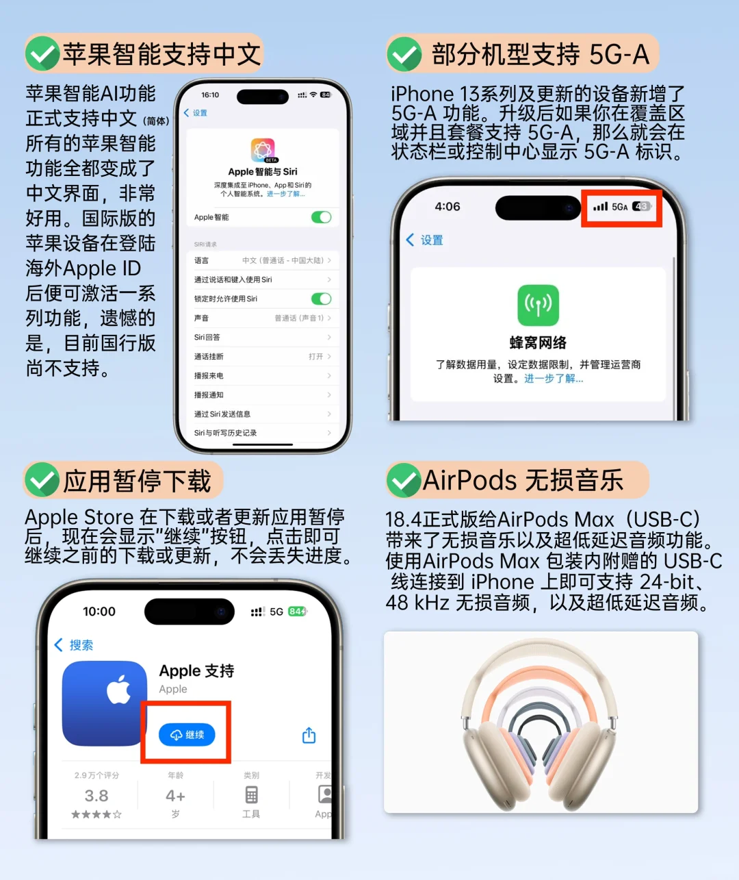 iOS 18.4 正式版，细节调整巨多🔥