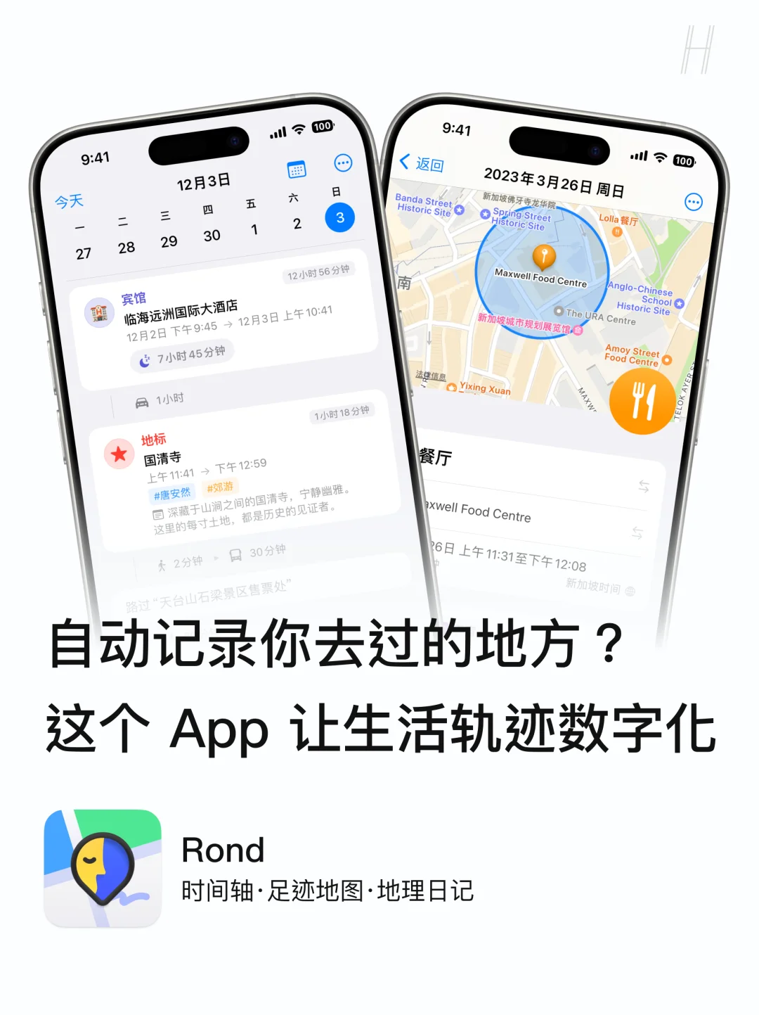 Rond：让你的活动足迹变成时间地图
