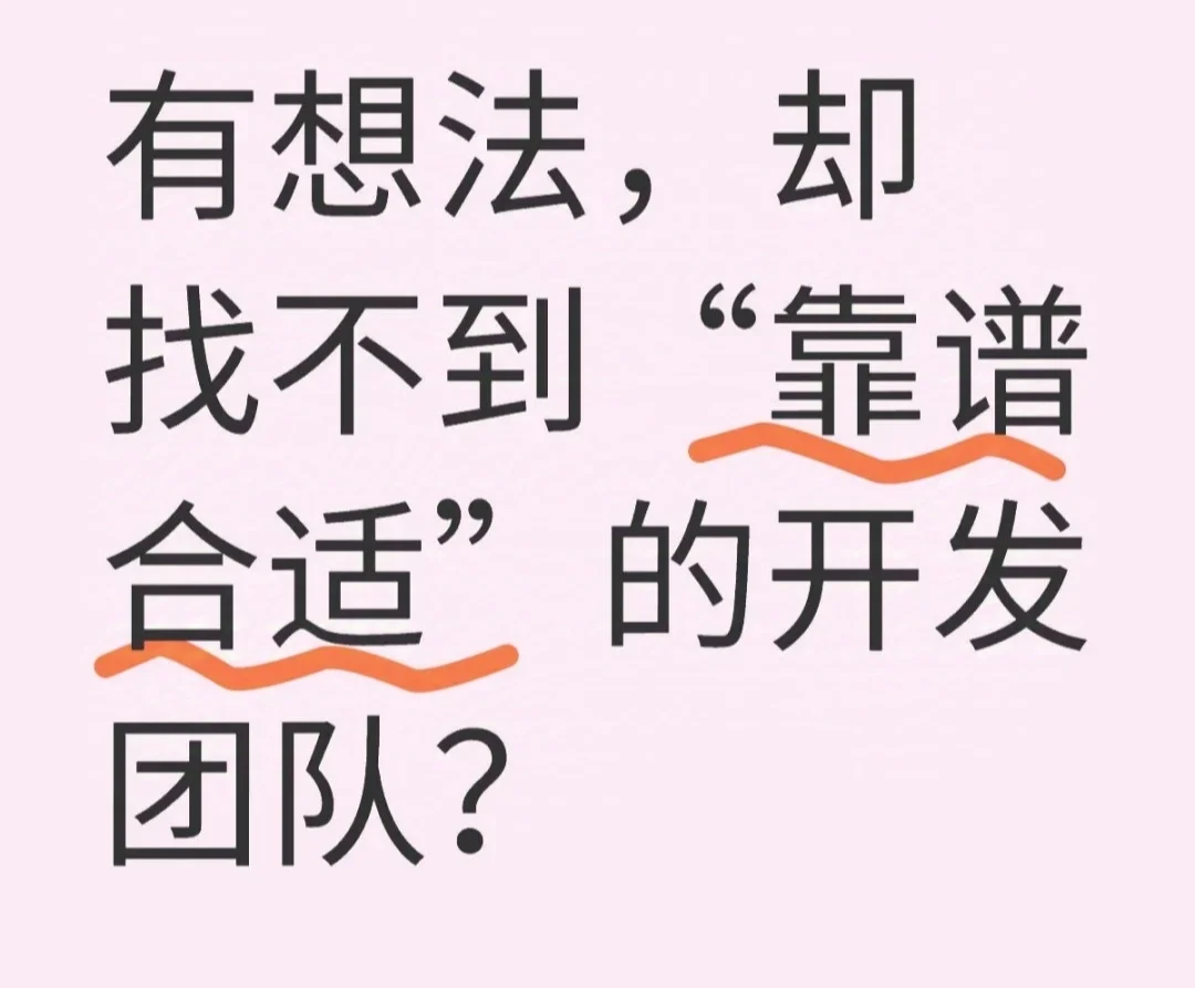 一家靠谱的软件开发公司 太难找了